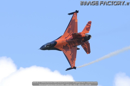 2009-06-27 Zeltweg Airpower 0909 General Dynamics F-16 Fighting Falcon - Dutch Air Force